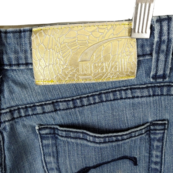 VTG Just Cavalli 1973 Ittierra Womens 28 Medium Blue Skinny Jeans - Picture 7 of 9